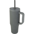 Brady 900 ml RCS certified insulated tumbler with silicone straw, Grey